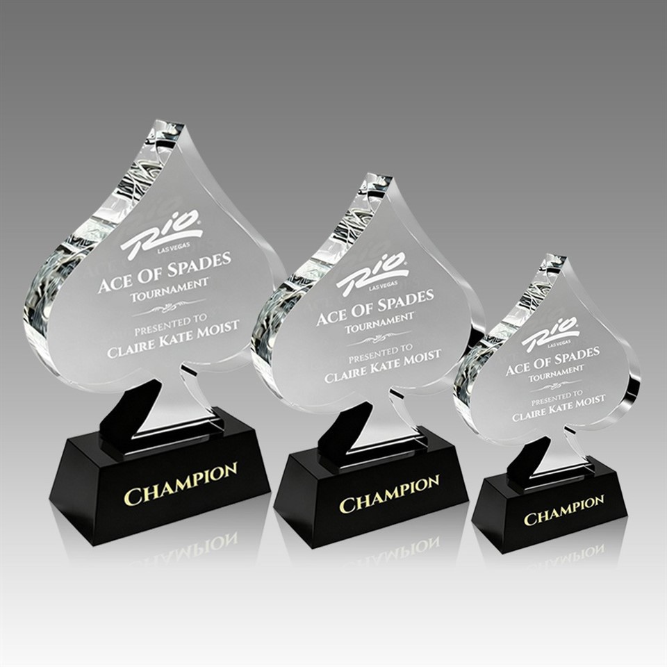 Crystal Casino Trophies suppliers
